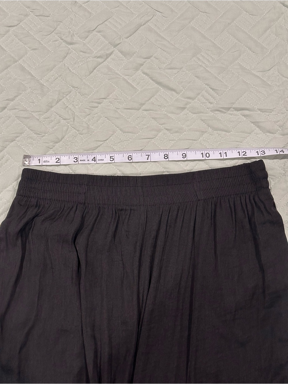 Zara Black Wide-Leg Palazzo Pants - Picture 7 of 9